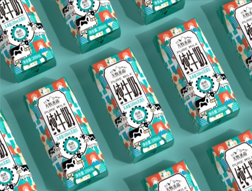 天牧圣品牛奶包裝設(shè)計(jì)